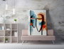 Wallity Cuadro Decorativo sobre Lienzo Multicolor 70 x 100 cm